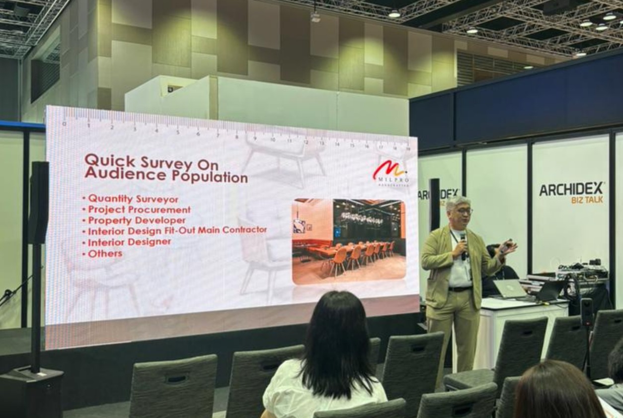 Dynamic LED screen installation for Archidex