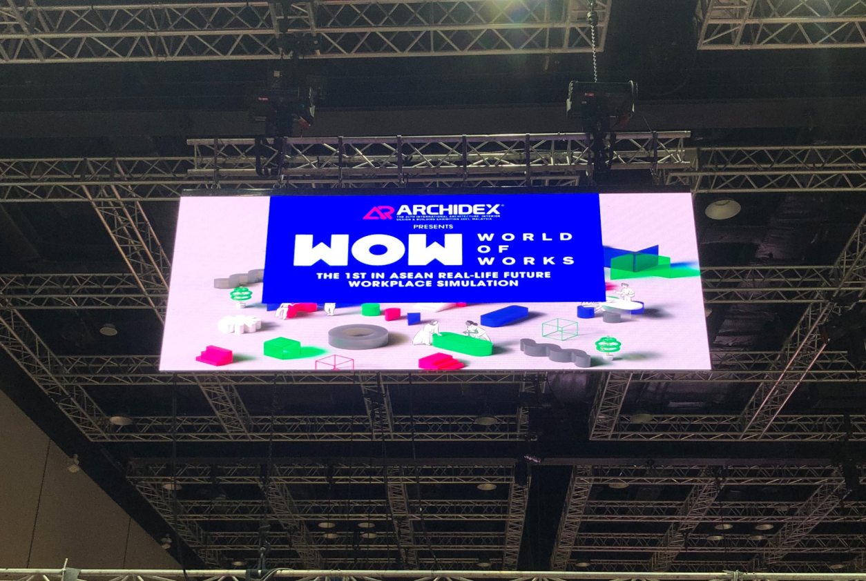 High-quality LED screen at Archidex