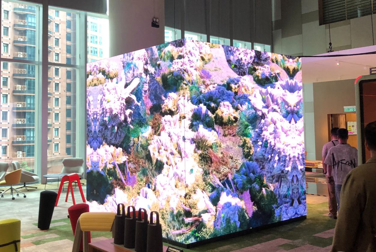 LED display rental for Archidex event