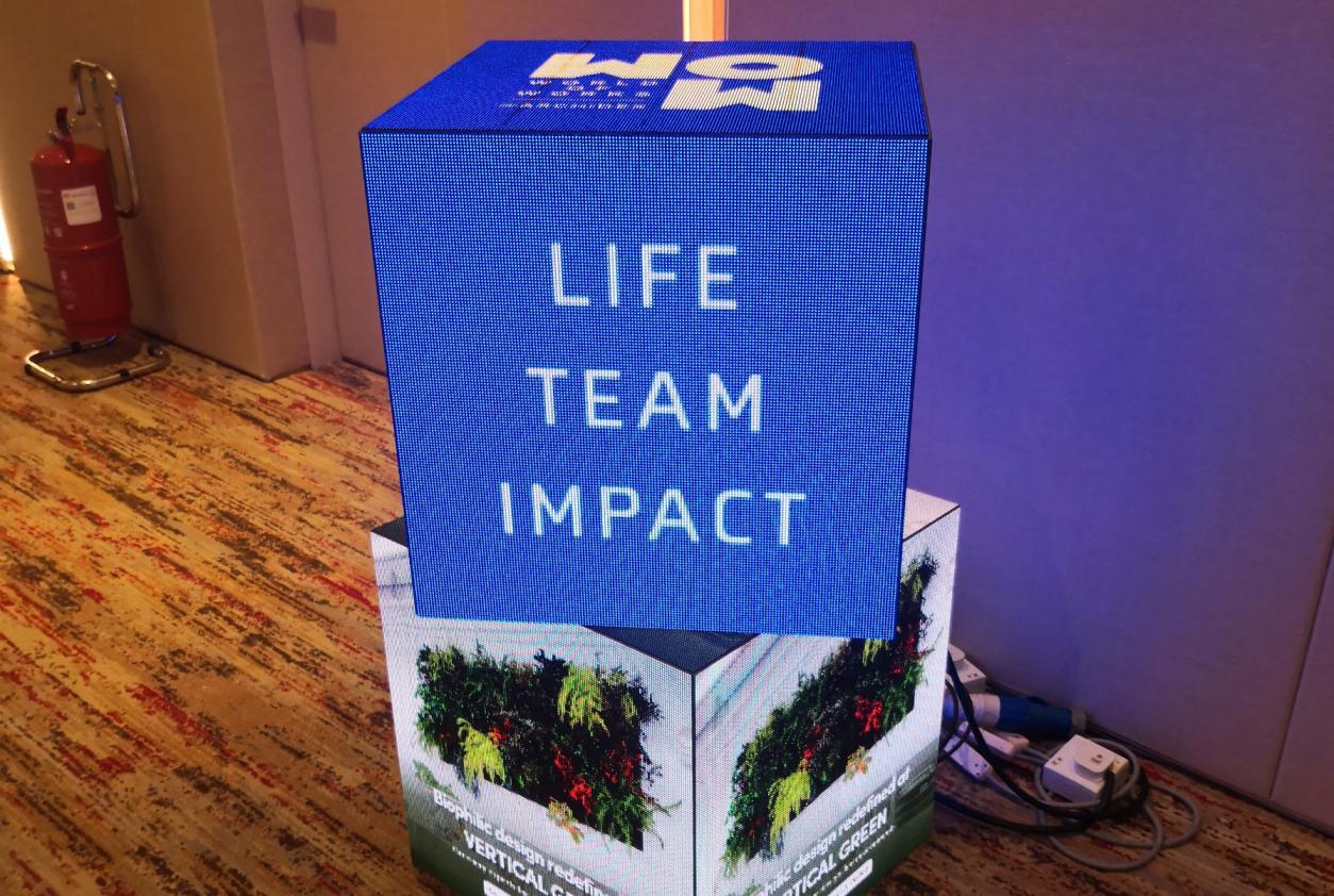 LED screen rental at Archidex exhibition